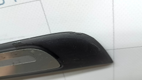 Outer front left threshold trim Audi A3 22-26 black, chrome, scratches, abrasions, bumps