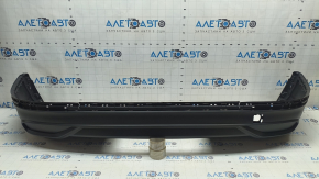 Bare rear bumper, lower part of VW Tiguan 22-24, structure without parking sensors, abrasive
