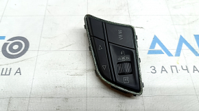 The steering wheel control buttons on the Audi A3 22-26 are chrome