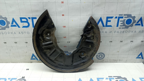The rear right brake disc cover of the Audi A3 22-26 is dented