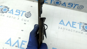 The rear right brake disc cover of the Audi A3 22-26 is dented