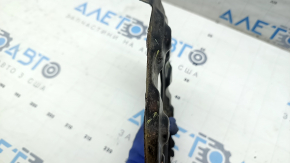 The rear left brake disc cover of the Audi A3 22-26 is dented