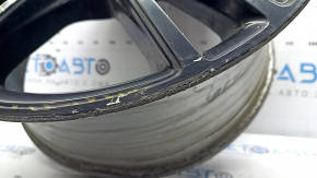 Wheel rim R19 x 8J ET40 Tesla Model S 12-20 curb, painted, for rental