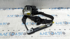 Passenger seat belt with squib and tensioner Audi A3 22-26 black, for cleaning, rust