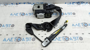 Passenger seat belt with squib and tensioner Audi A3 22-26 black, for cleaning, rust