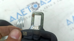 Driver's seat belt with squib and tensioner Audi A3 23-26 black, needs cleaning, rust, oxidation