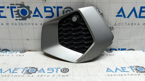 Front bumper grille left Audi A3 22-24 black with silver, scratches