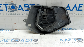 Front bumper grille left Audi A3 22-24 black with silver, scratches