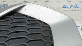 Front bumper grille left Audi A3 22-24 black with silver, scratches