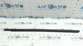 Mitsubishi Lancer 10-17 black door-glass molding, central, front left