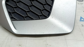 Front bumper grille right Audi A3 22-24 black with silver, scratches