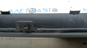 Audi A3 22-24 rear bumper lip, black with silver molding, scratches, cracks