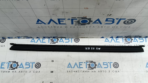 The rear right inner door glass seal for Audi A3 22-26 has scratches, nicks, and abrasions