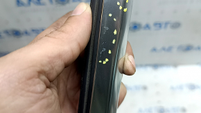 Molding door-glass central rear right Audi A3 22-26 chrome, scratches, bump, bent seal, bent, in glue