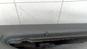 Door trim, front left card, Audi A3 22-26, black leather, structure, armrest, black leather, without molding, scuffs, bump