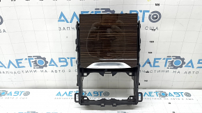 BMW X5 G05 19-26 center console pocket box for wireless charging, Fineline Stripe trim