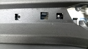 Door trim card rear left Audi A3 22-26 black leather, structure, armrest black leather, without molding, scuffs, scratches