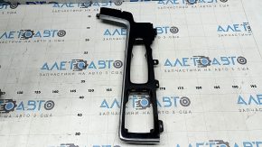 Volvo XC60 18-25 center console trim, glossy black with chrome, scratches