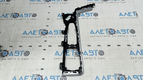 Volvo XC60 18-25 center console trim, glossy black with chrome, scratches