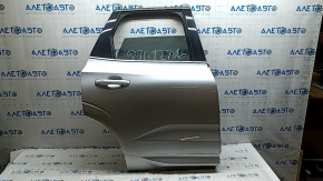 Door assembly rear right Volvo XC60 18-26 Keyless, tinted, silver 711, chrome molding, scratches on linings, scratches on molding, chips