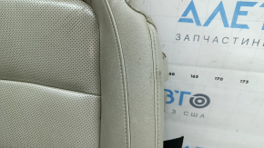 Honda Accord 20-22 driver's seat cushion upholstery, light gray leather, Platinum Gray, heated, perforated, dry-cleanable