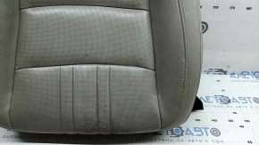 Honda Accord 20-22 driver's seat cushion upholstery, light gray leather, Platinum Gray, heated, perforated, dry-cleanable