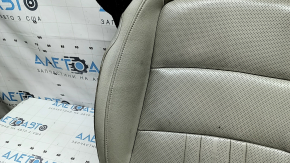 Honda Accord 20-22 driver's seat cushion upholstery, light gray leather, Platinum Gray, heated, perforated, dry-cleanable