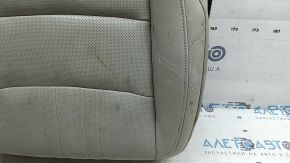 Honda Accord 20-22 passenger seat cushion upholstery, light gray leather, Platinum Gray, heated, perforated, dry-cleanable