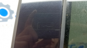 Rear left door assembly Volvo XC60 18-26 Keyless, silver 711, tinted, chrome molding, sand, scratches, scratches on molding, scratches on linings