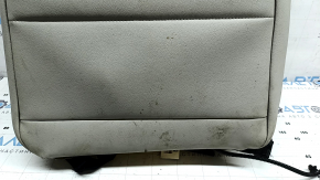 Honda Accord 20-22 passenger seat back upholstery, light gray leather, Platinum Gray, heated, perforated, dry-cleanable
