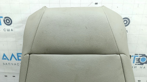 Honda Accord 20-22 passenger seat back upholstery, light gray leather, Platinum Gray, heated, perforated, dry-cleanable