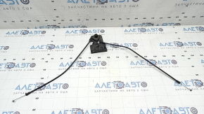 Audi Q5 80A 18-25 hood release handle bracket with cables, broken mount