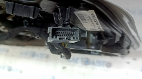 Front left door assembly Volvo XC60 18-26 Keyless, silver 711, chrome molding, scratches, scratches on molding, scratches on linings, chips, sand, bumps