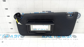 Left visor Honda Accord 23-26 black, without hook, with backlight, broken connector