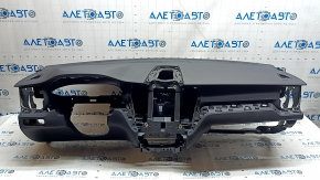 Front dashboard with AIRBAG Volvo XC60 18-26 black without projection, scratches, broken mount, fracture