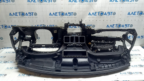 Front dashboard with AIRBAG Volvo XC60 18-26 black without projection, scratches, broken mount, fracture