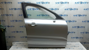 Door assembly front right Volvo XC60 18-26 Keyless, silver 711, scratches on molding and trim, scratches, bump on handle