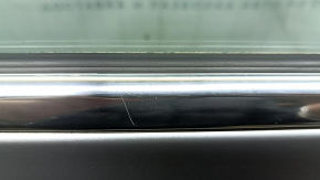 Door assembly front right Volvo XC60 18-26 Keyless, silver 711, scratches on molding and trim, scratches, bump on handle