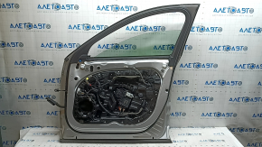 Door assembly front right Volvo XC60 18-26 Keyless, silver 711, scratches on molding and trim, scratches, bump on handle