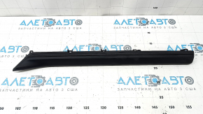Front panel trim, central right, Honda Accord 23-26, black leather, for cleaning