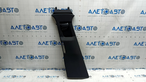 Center pillar trim, upper belt, left, Volvo XC60 18-26, black, worn