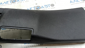 Center pillar trim, upper belt, left, Volvo XC60 18-26, black, worn
