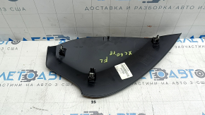 Left side front panel trim Volvo XC60 18-26 black, scratched