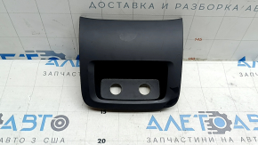 Rear upper center console trim Volvo XC60 18-26 black, scratched