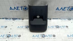 Rear lower center console trim Volvo XC60 18-26 black, under the cigarette lighter, scratches, bump
