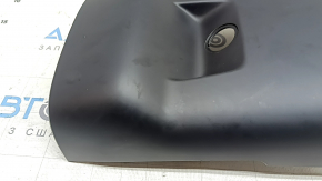 Rear lower center console trim Volvo XC60 18-26 black, under the cigarette lighter, scratches, bump