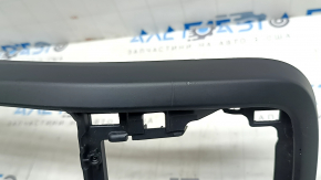 Upper center console trim Volvo XC60 18-26 black, scratches