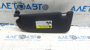 Right visor Volvo XC60 18-26 black, without hook, with backlight, needs cleaning, scratches