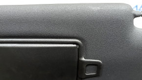 Left sun visor Volvo XC60 18-26 black, without hook, with backlight, needs cleaning, scratches