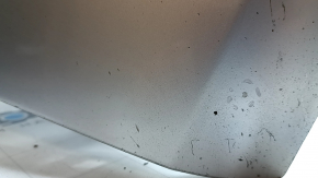 Rear bare bumper Volvo XC60 18-21 for parking sensors and BSM, without park assist, silver, scratches, bumps, scuffed